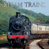 Steam Trains - 2024 Square Wall Calendar