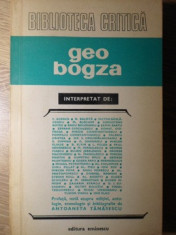 GEO BOGZA INTERPRETAT-COLECTIV foto