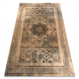 Covor de l&acirc;nă SUPERIOR MAMLUK oriental vintage crem, 235x350 cm