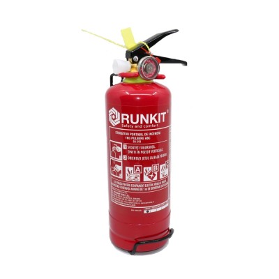 Stingator auto P1 cu manometru, avizat IGSU, certificat RAR, 1kg RUNKIT foto