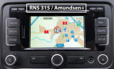 VW SKODA Card Original navigatie Volkswagen RNS 315 GPS Europa Romania V12 2021