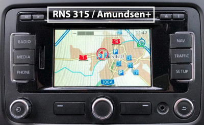 VW SKODA Card Original navigatie Volkswagen RNS 315 GPS Europa Romania V12 2021 foto