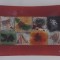 Farfurie decorativa sticla, handmade, Anactacia Grecia