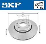 SKF VKBD 80008 V2 Disc frana