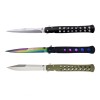 Set 3 Bricege Vanatoare Ideallstore, Lama Blocabila Otel 440C, 33cm, Prindere Curea, Multicolor