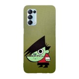 Husa compatibila cu Oppo A74 5G model Lil Arturo The Ganggreen Gang, Silicon, TPU, Viceversa, Transparent, Carcasa
