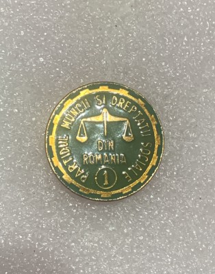 Insigna Partidul Muncii și Dreptății Sociale din Romania foto