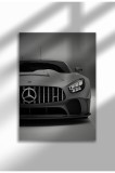 Poster p&acirc;nză ne&icirc;nrămat cu supermașină - Imprimare digitală - Merc GT4 2020 05 | A3 (29.7 x 42 cm)