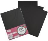 Set 10 bucati carton negru A4 220 gr