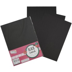 Set 10 bucati carton negru A4 220 gr