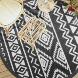 VidaXL Covor de exterior, ARAKIL negru, &Oslash;200 cm, PP