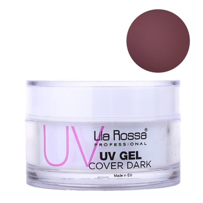Gel UV pentru unghii Cover Dark Lila Rossa, 50 g Gel UV pentru unghii Cover Dark Lila Rossa, 50 g