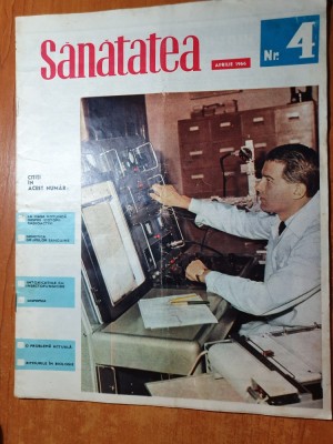 Revista sanatatea aprilie 1966 foto