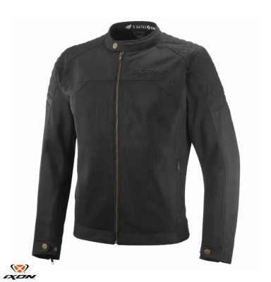 Geaca (jacheta) barbati pentru scuter - motocicleta Urban/Heritage Ixon vara model Ozcan MS culoare: negru &amp;ndash; tip croi: Fit M foto