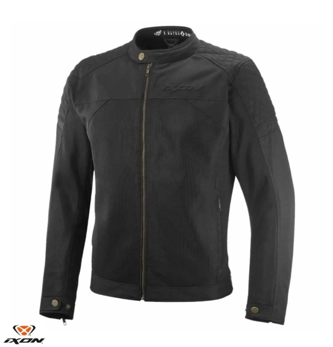 Geaca (jacheta) barbati pentru scuter - motocicleta Urban/Heritage Ixon vara model Ozcan MS culoare: negru &ndash; tip croi: Fit M