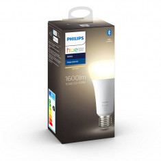Bec LED inteligent Philips Hue ZigBee Light Link Bluetooth E27 15.5W 2700K 1600 lumeni foto