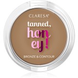 Claresa Tanned, Honey! bronzer și pudră pentru contur culoare 11 Aristocratic 10 g