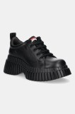 Camper pantofi de piele Pix BCN culoarea negru, cu platformă, K201807-002