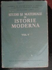 Studii si materiale de istorie moderna vol.5 foto