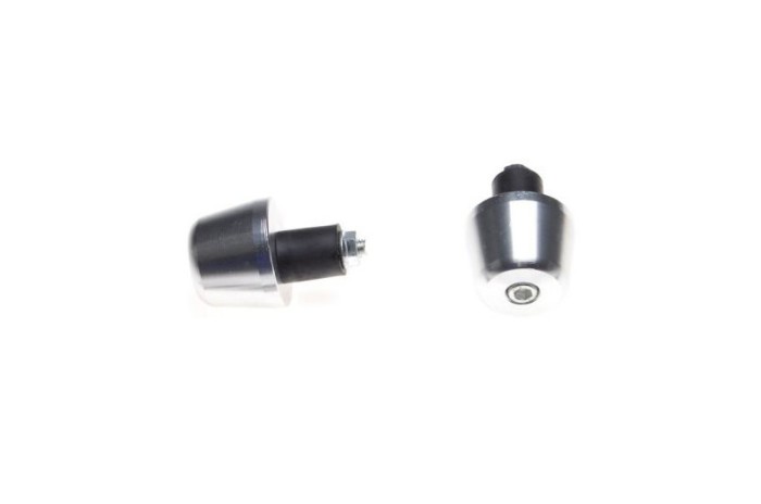 Set 2 capeti ghidon, pentru motociclete, culoare argintiu, diametru guma 17mm Cod Produs: MX_NEW AW56905AS