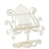 Suport partituri din fier forjat antik white XW-11, Ornamentale
