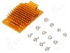 Radiator extrudat, aluminiu, 37mm x 58mm, auriu, Advanced Thermal Solutions - ATS-1139-C1-R0