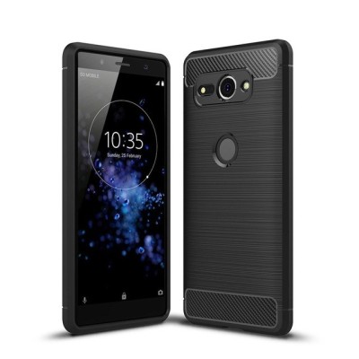 Husa SONY Xperia XZ2 Compact - Carbon (Negru) FORCELL foto