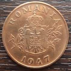 (MR58) MONEDA ROMANIA - 2 LEI 1947, REFORMA MONETARA DIN &amp;#039;47 foto