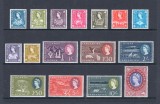 Kenya Uganda Tanganyika 1960 - Uzuale Regina Elisabeta II, fauna, flora, vederi, serie neuzata