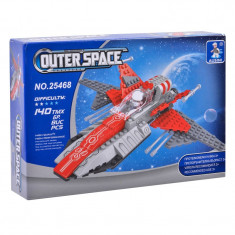 Set constructie nava spatiala Outer Space Ausini, 140 piese foto