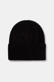 Jack Wolfskin căciulă din amestec de l&acirc;nă FUZZY culoarea negru, A65238
