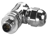 Conector M12 cu 5 pini, 48V, IP67, terminal cu şurub