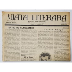 VIATA LITERARA , SUB CONDUCEREA UNUI COMITET , SAPTAMANAL , ANUL II , NR.53 , 28 MAI , 1927