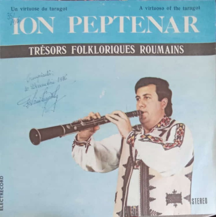 Disc vinil, LP. Un Virtuose Du Taragot. A Virtuoso Of The Taragot-ION PEPTENAR-251443