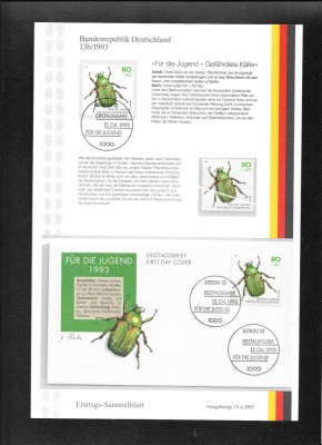 Germania FDC 13b.1993 foto