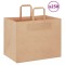 vidaXL Pungi de h&acirc;rtie 250 buc cu m&acirc;nere maro 32x22x24 cm 4101819