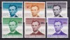 Rwanda 1969 Abraham Lincoln MI 97-102 MNH, Nestampilat