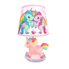 Veioza din ceramica, Poney, 33 cm, soclu E14, 40W, 1011G-1 foto