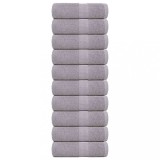 vidaXL Prosoape de săpun 10 buc Gri 30x30 cm 360 g/m&sup2; 100% bumbac
