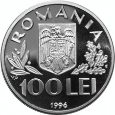 Monedă Argint - Conferinţa mondială F.A.O. Roma 1996