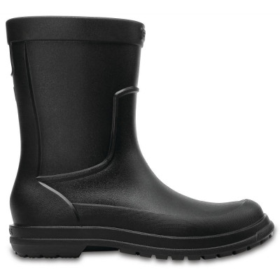 Cizme Crocs Allcast Rain Boot Negru - Black foto