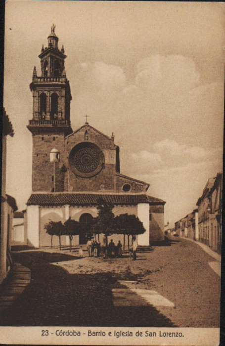 Carte Postala - Cordoba - Barrio e Iglesia de San Lorenzo &quot;CP69&quot;