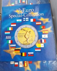 LOT 3 ALBUME LEUCHTTURM ==colectie monede 2 EURO comemorative ==