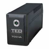 UPS 700VA / 400W LED Line Interactive cu stabilizator 2 iesiri schuko LED TED UPS Expert TED001542 SafetyGuard Surveillance