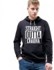 Hanorac Barbati Negru- Straight Outta Craiova - L, THEICONIC