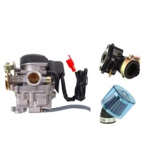 Carburator Scuter 4T 50cc-60cc First Bike Cu Filtru Si Gat Inclus