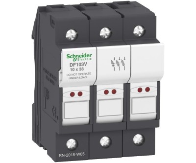 Separator cu fuzibil 3P led 32A 10X38mm Schneider DF103V foto