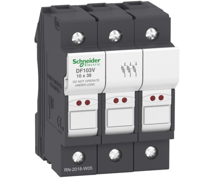 Separator cu fuzibil 3P led 32A 10X38mm Schneider DF103V