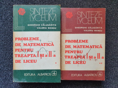 PROBLEME DE MATEMATICA PENTRU TREAPTA I SI A II-A - Calugarita, Mangu (2 volume) foto