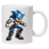 Cana alba personalizata &quot;Sonic&quot;, INOVATIX&reg;️. 330ml, Oem